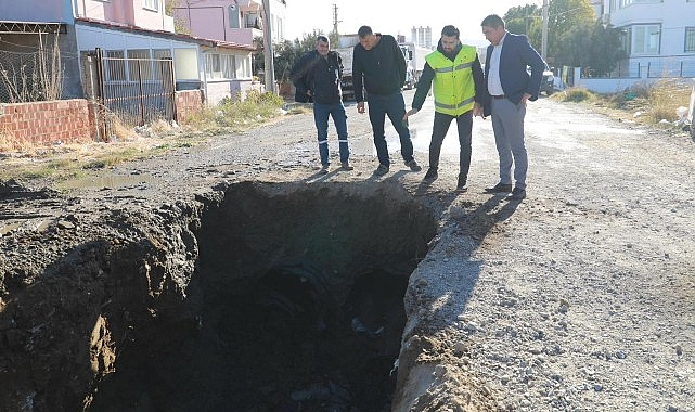 Hürriyet Mahallesi’nde Yağmur Suyu Hattı Yenilendi